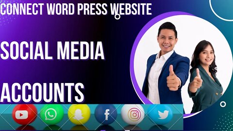 How to connect WordPress website to social media account//2022#wordpress#socialmedia @NABAJYOTIDAS