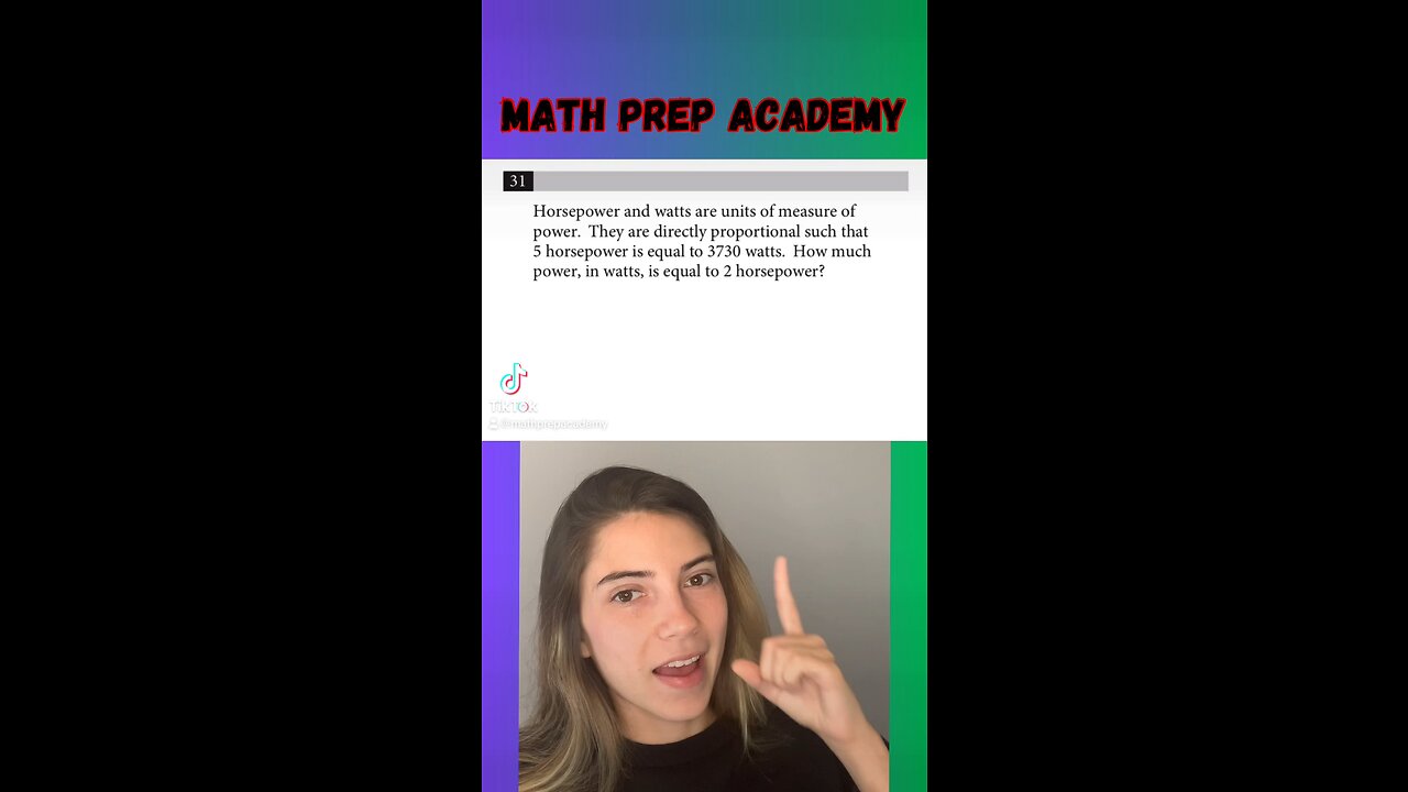 How many WATTS do you get?! #sat #satreview #math