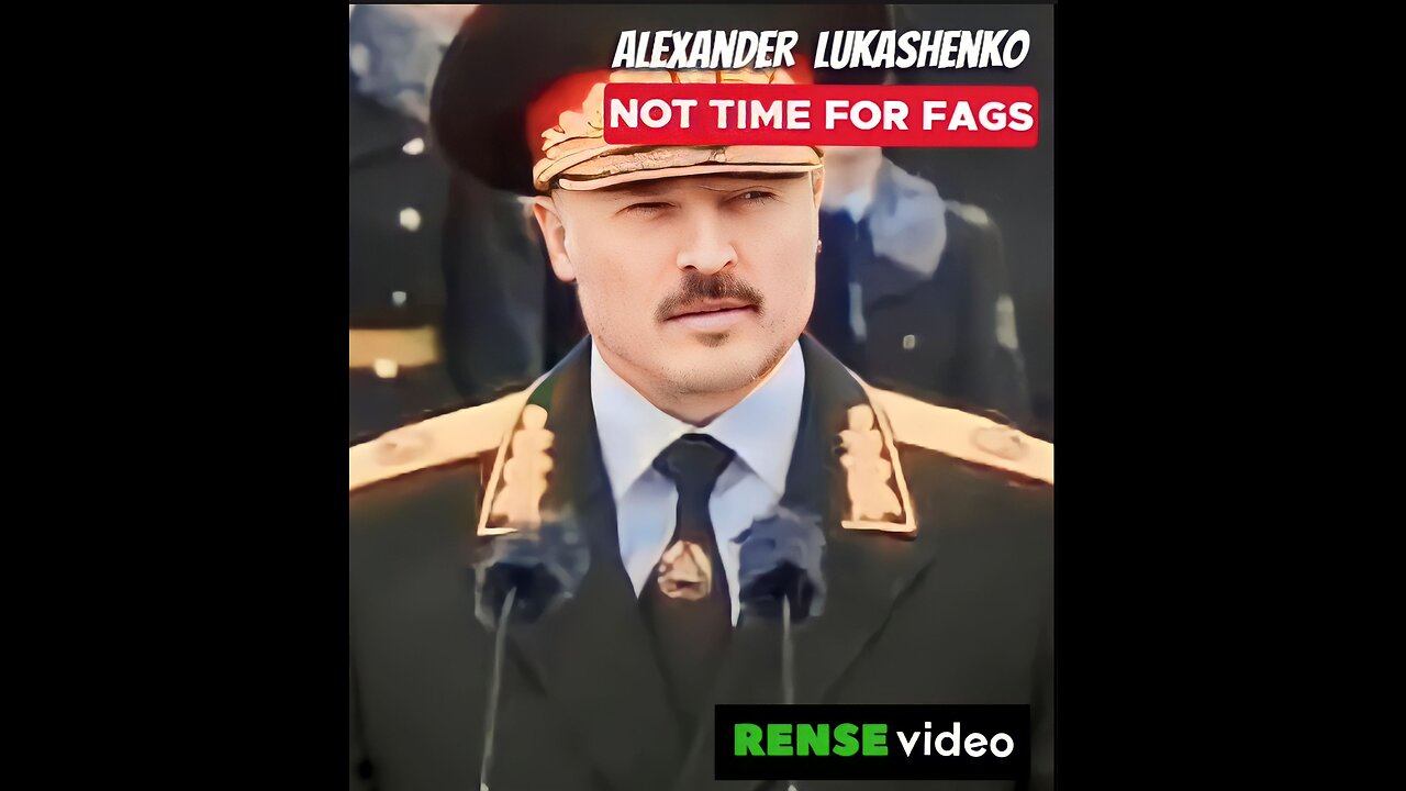Alexander Lukashenko not time for gays or Selensky