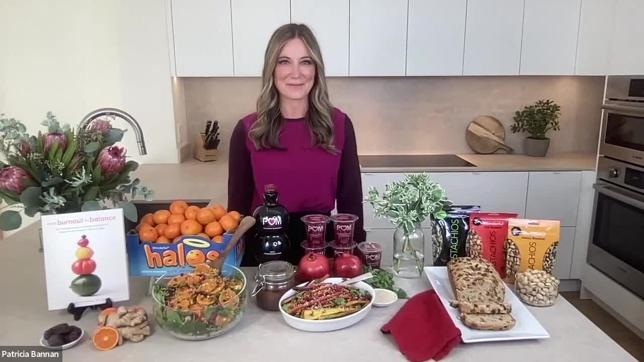 Patricia Bannan and The Wonderful Company have healthy holiday recipes