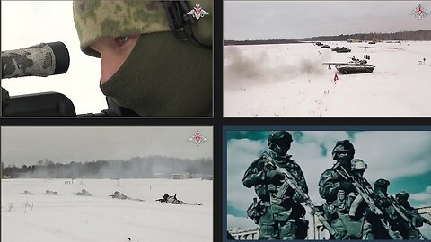 Russian and Belarusian servicemen continue combat training at training grounds in Belarus