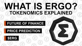 Ergo Coin Tokenomics $ERG + Price Prediction