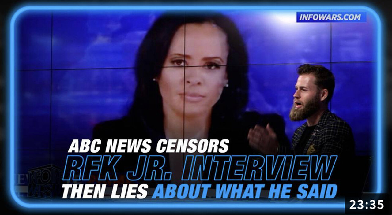 ABC News Censors RFK Jr. Interview And Then Lies About What He Said Afterwards