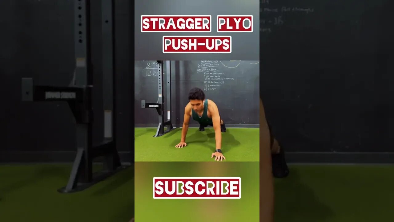 Calisthenics Chest Workout || Stagger Plyo Push-ups