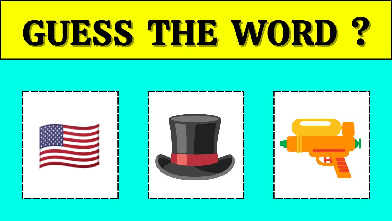 GUESS THE WORD BY EMOJI