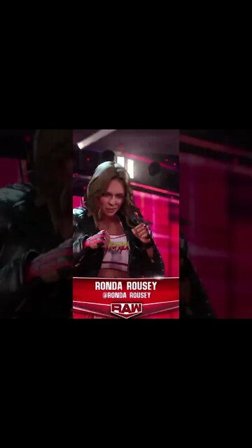 WWE 2k22 Rhonda Rousey Entrance