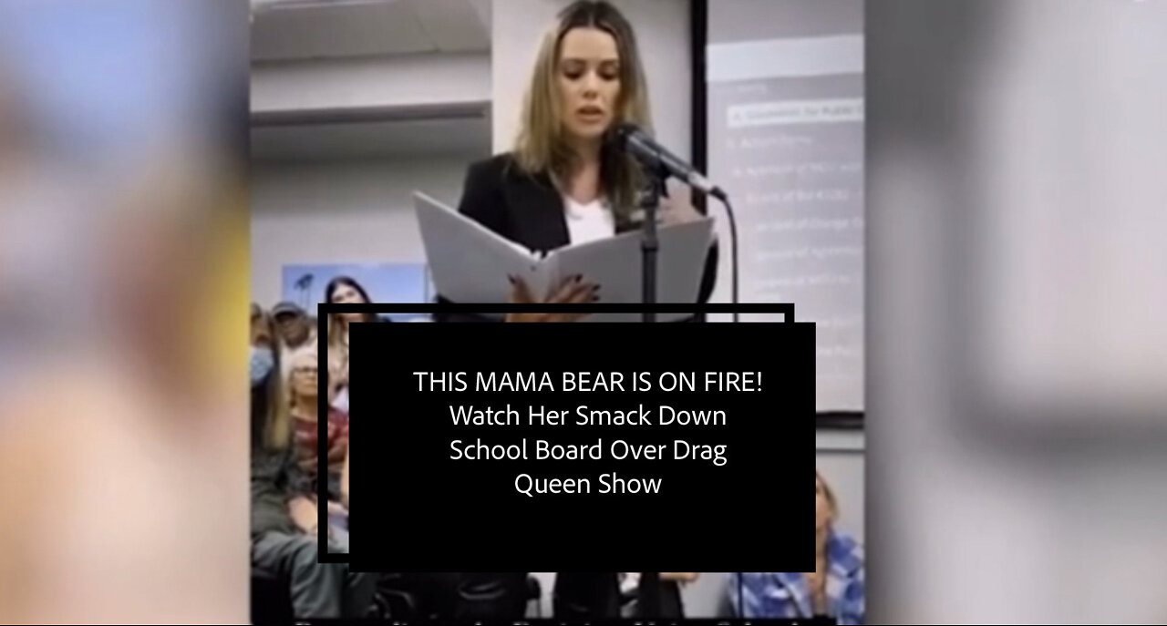 This MAMA BEAR is ON FIRE! Watch Her Take Down the School Board “Groomers!””