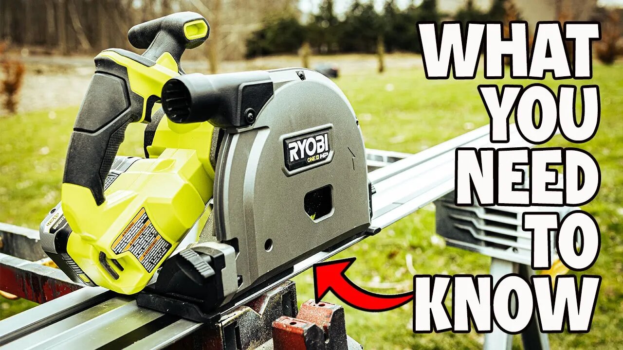 New Ryobi Track Saw Put To The Test )WHAT YOU NEED TO KNOW) before you buy the Ryobi Track Saw!