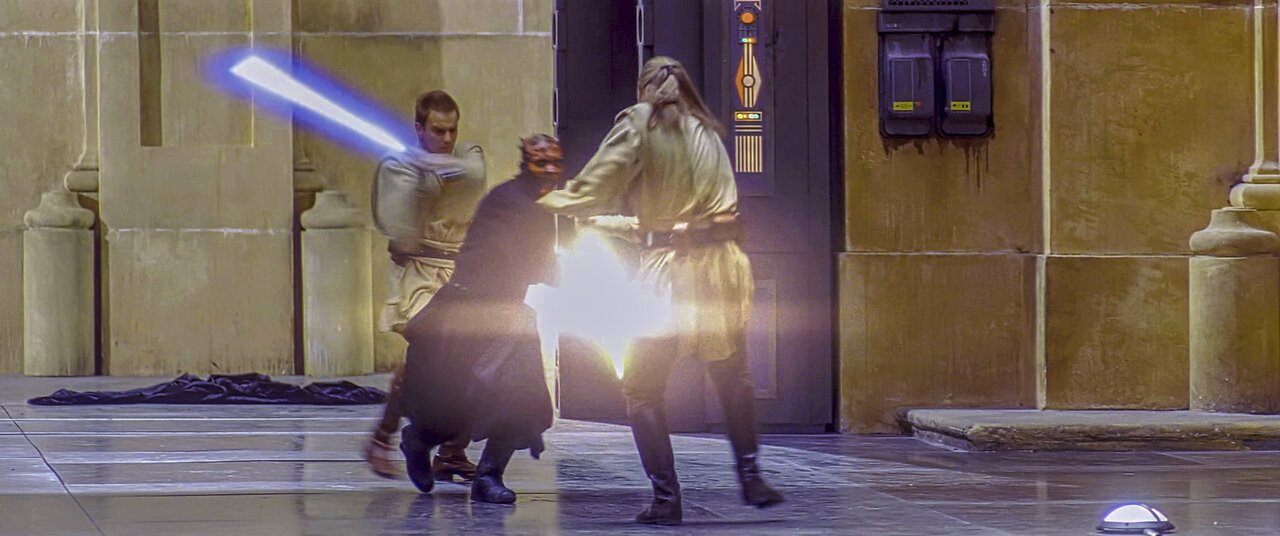 Star Wars: Episode I - The Phantom Menace (1999) | Qui-Gon Jinn & Obi-Wan Kenobi vs Darth Maul