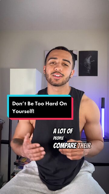 Don’t Be Too Hard Ok Yourself ‼️ #selfimprovement #mindset #goals