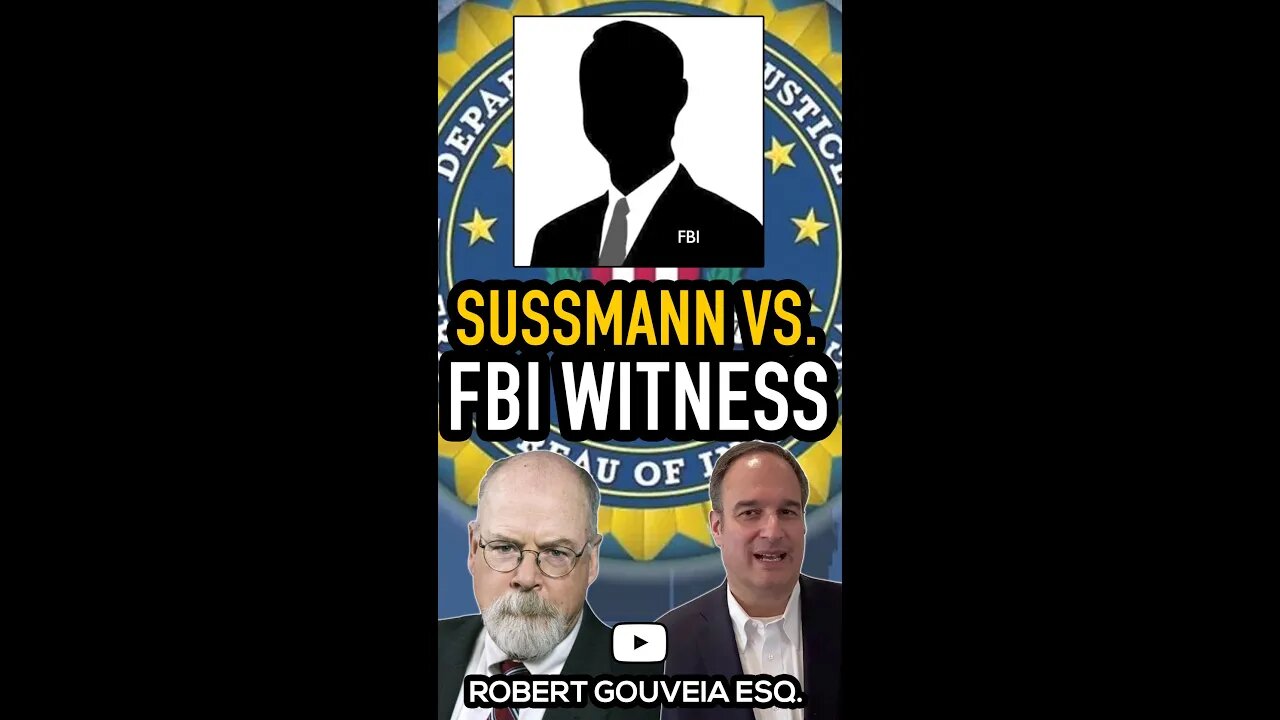 #Sussmann wants to stop #Durham's #FBI #Witness #shorts