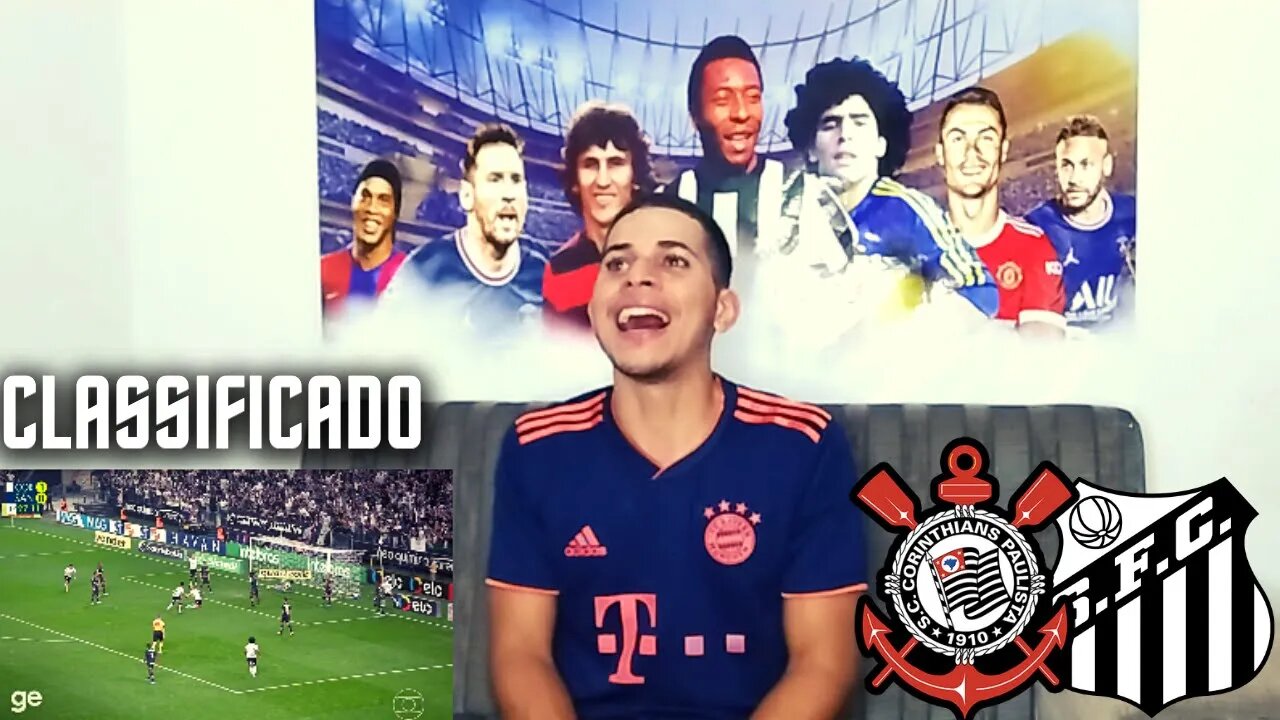 TIMÃO NAS QUARTAS DE FINAIS | [REACT] REAÇÕES CORINTHIANS 4 X 0 SANTOS | COPA DO BRASIL