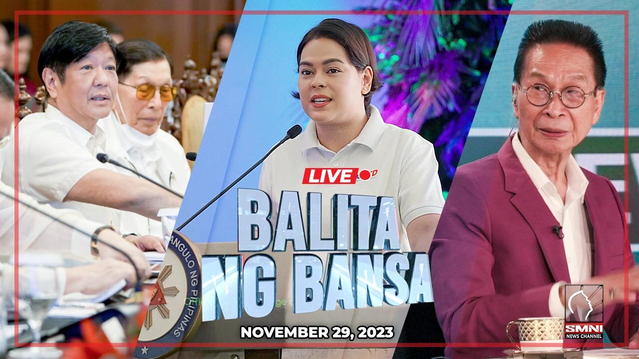 LIVE: Balita ng Bansa | November 29, 2023