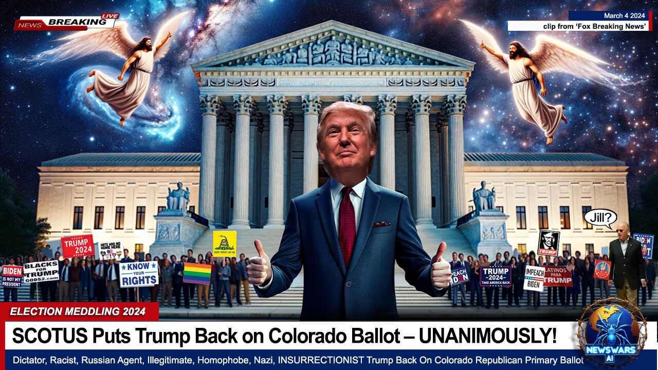 IT'S UNANIMOUS! SCOTUS Puts Trump Back on Colorado Ballot!