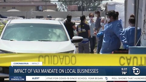 San Diego business groups weigh in on Biden's vaccine mandate