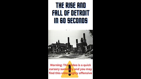 The Rise and Fall of Detroit in 60 seconds