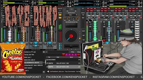 Live REMIX SESSION - Part 2 - Techno HARDWARE VS V-DJ With DUKE