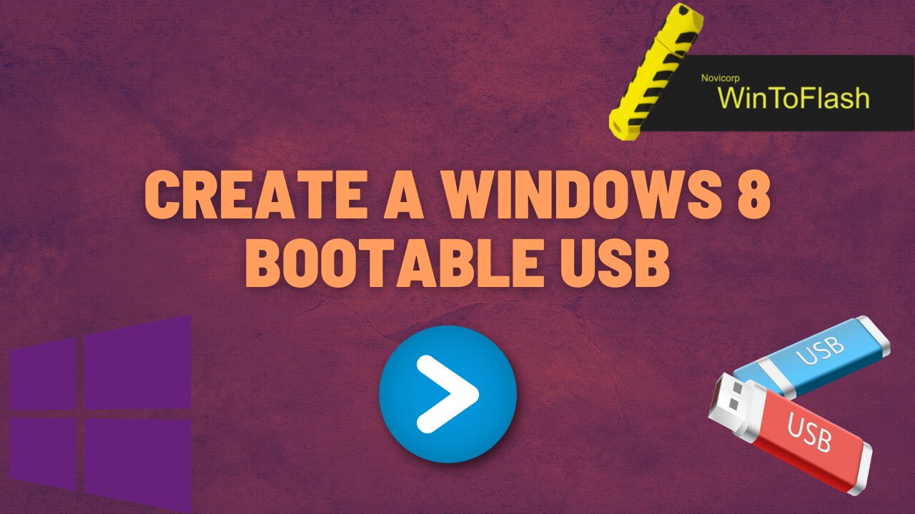 How to create a Windows 8 Bootable USB | Level 1