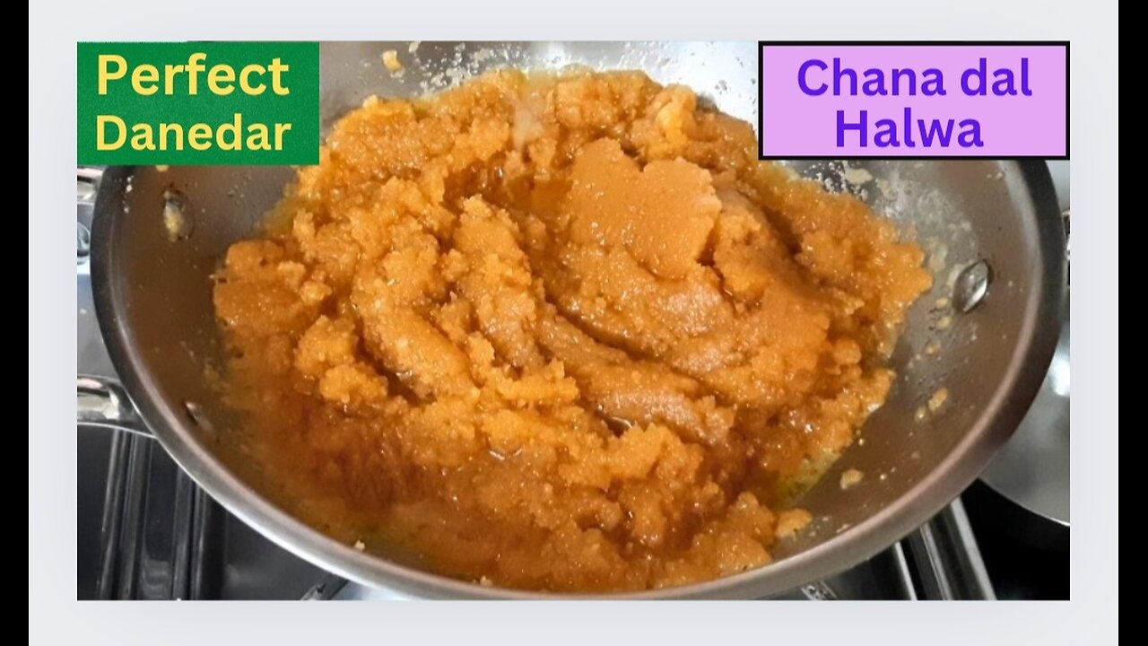 चने की दाल का बहुत ही स्वादिष्ट और दानेदार हलवा बनाने का सबसे आसान तरीका | Soaked Chana Dal Halwa 🌺