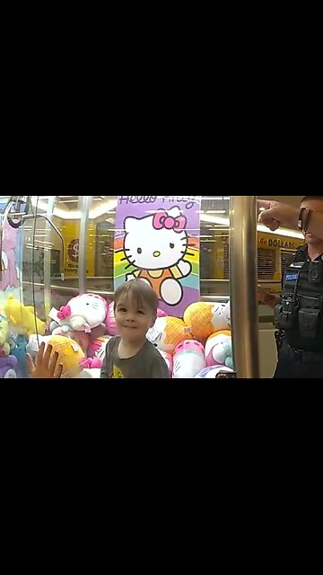Police rescue child stuck in claw machine