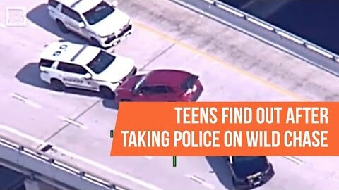 FLORIDA TEENS ARRESTED FOR CAR THEFT FOLLOWING HIGH-SPEED POLICE CHASE