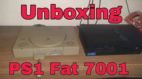 Unboxing PS1 Fat modelo 7001 em 2021