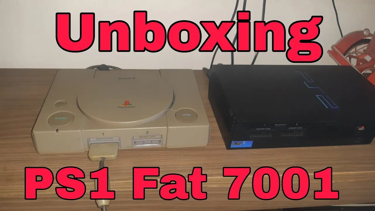 Unboxing PS1 Fat modelo 7001 em 2021