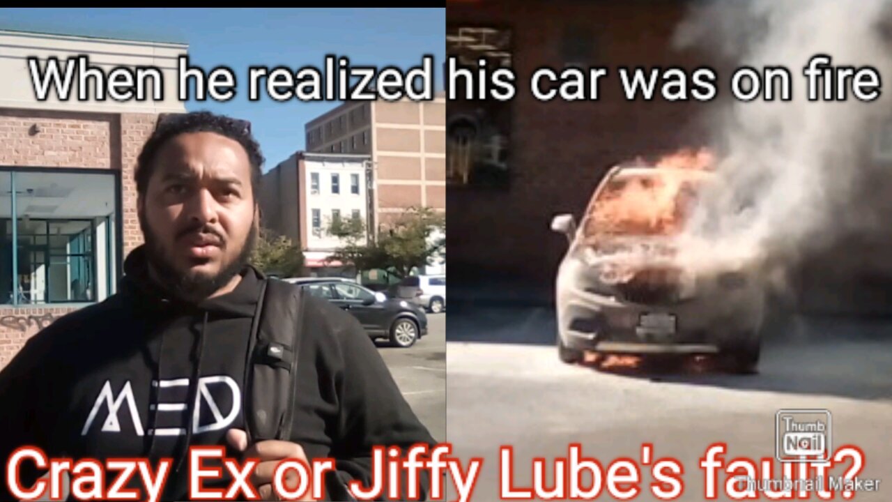 Mans ex sets his car on fire? Hear from owner!!