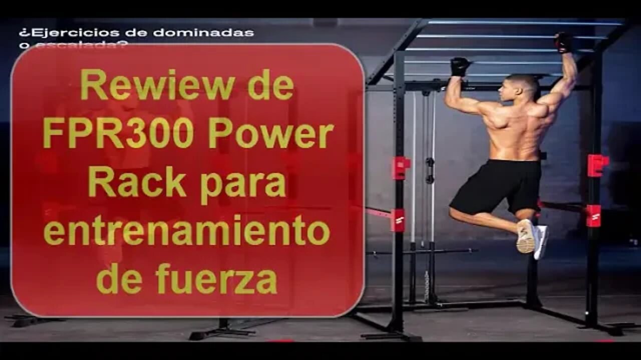 Rewiew de FPR300 Power Rack para entrenamiento de fuerza