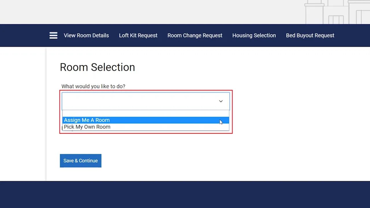 LU | On Campus Housing Tutorial