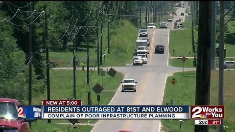 Residnets outraged at congestion near 81st and Elwood