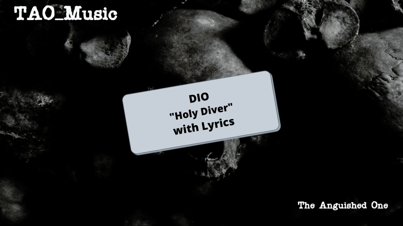 DIO Holy Diver with Lyrics