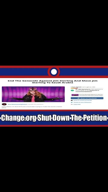 Sad News About The Petition To End The Genocide Against Jim Sterling #Shorts