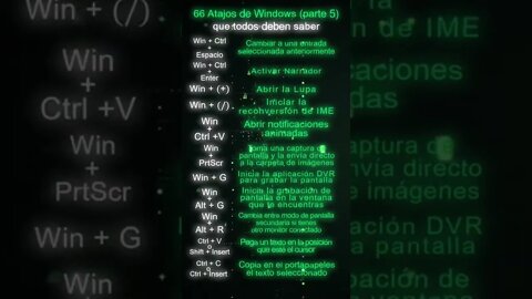 66 Atajos de teclado con la tecla Windows P5