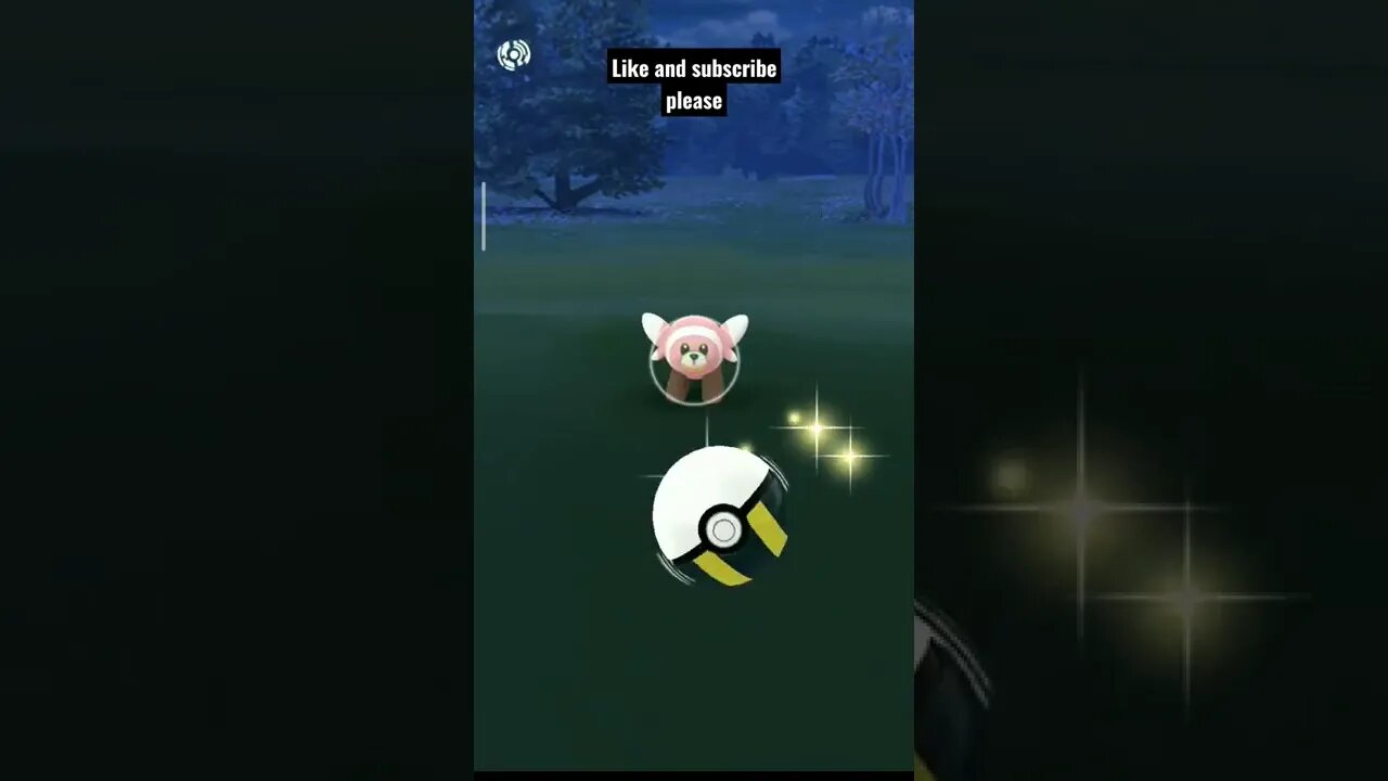 Catching stufful in pokemon Go cp1126 #shorts