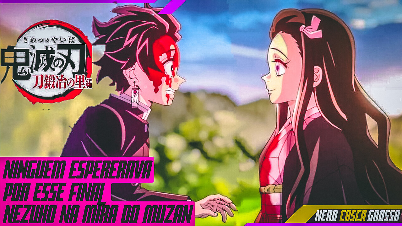 TANJIRO FINALMENTE DERROTA A LUA SUPERIOR MUZAN AGORA VAI ATRÁS DA NEZUKO - DEMON SLAYER S3EP11