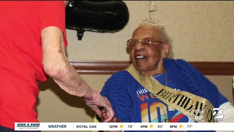 Happy Birthday, Hester Crawford! St. Anne’s Mead resident turns 102