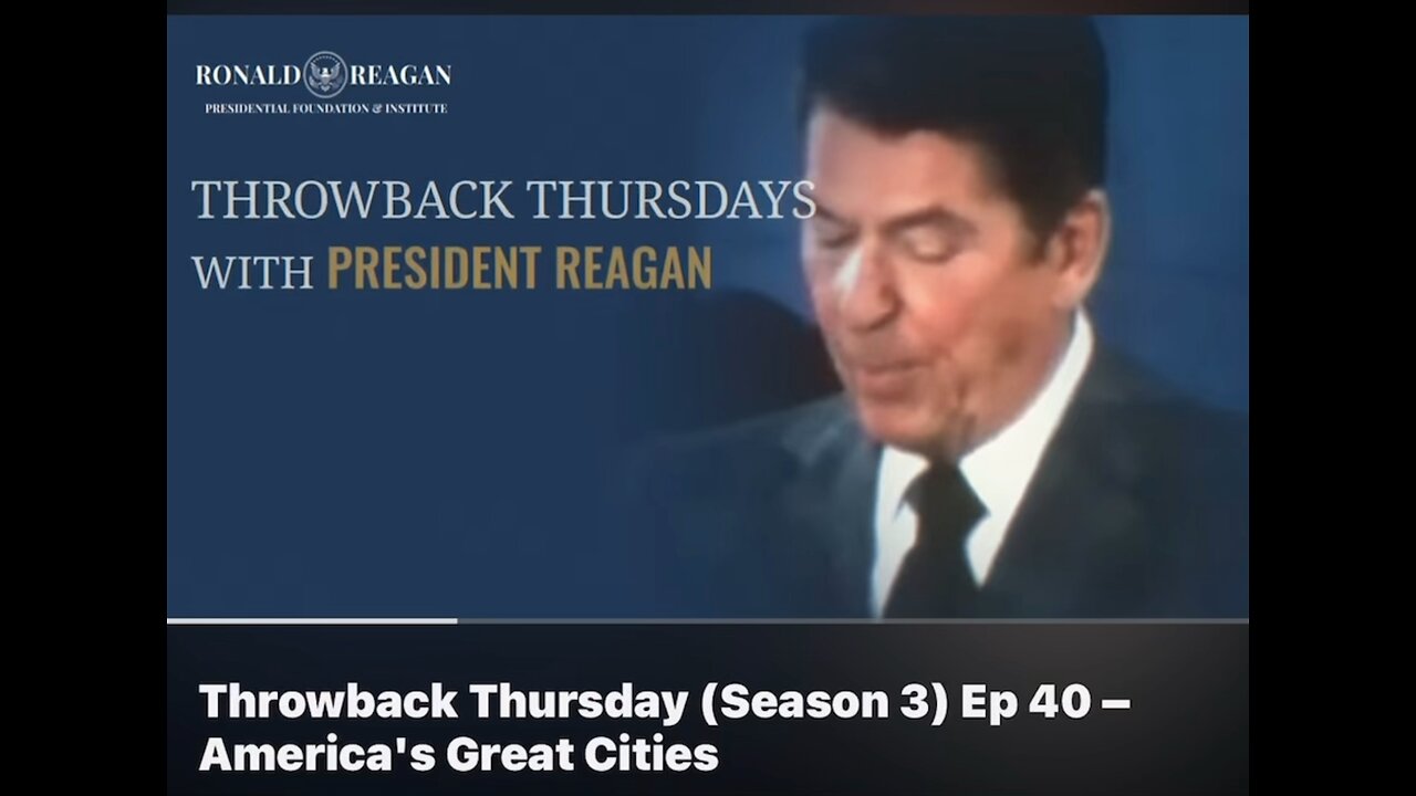 President Reagan Was "We The People"