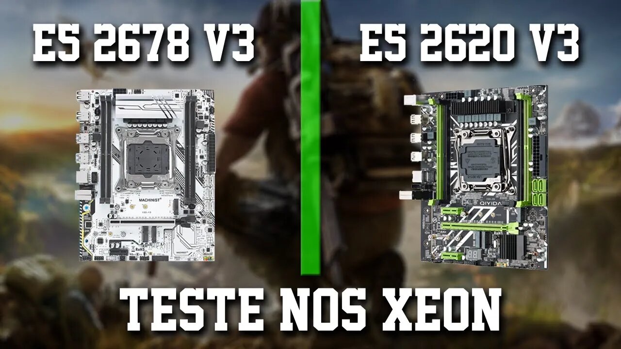 TESTE XEON 2678 V3 - EM JOGOS - FULL HD