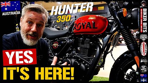 The Royal Enfield HUNTER 350 arrives in Australia!