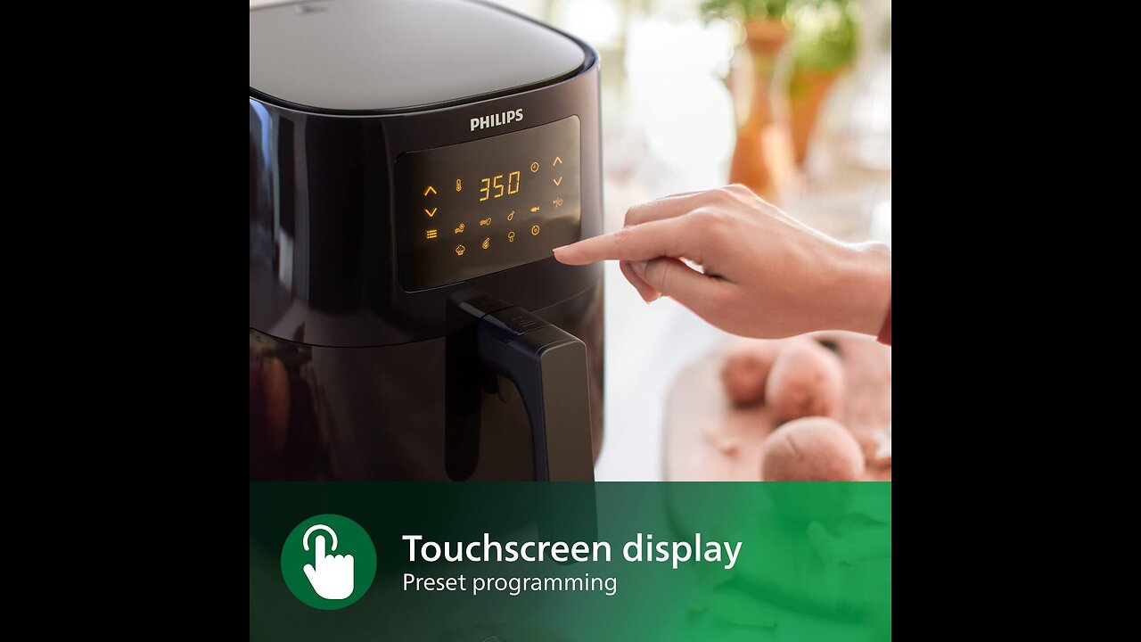 PHILIPS 3000 Series Air Fryer Essential Compact with Rapid Air Technology,