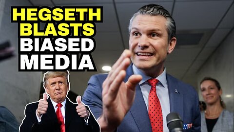 Pete Hegseth Blasts BACK at Media Saying He Won't Play Their Game!