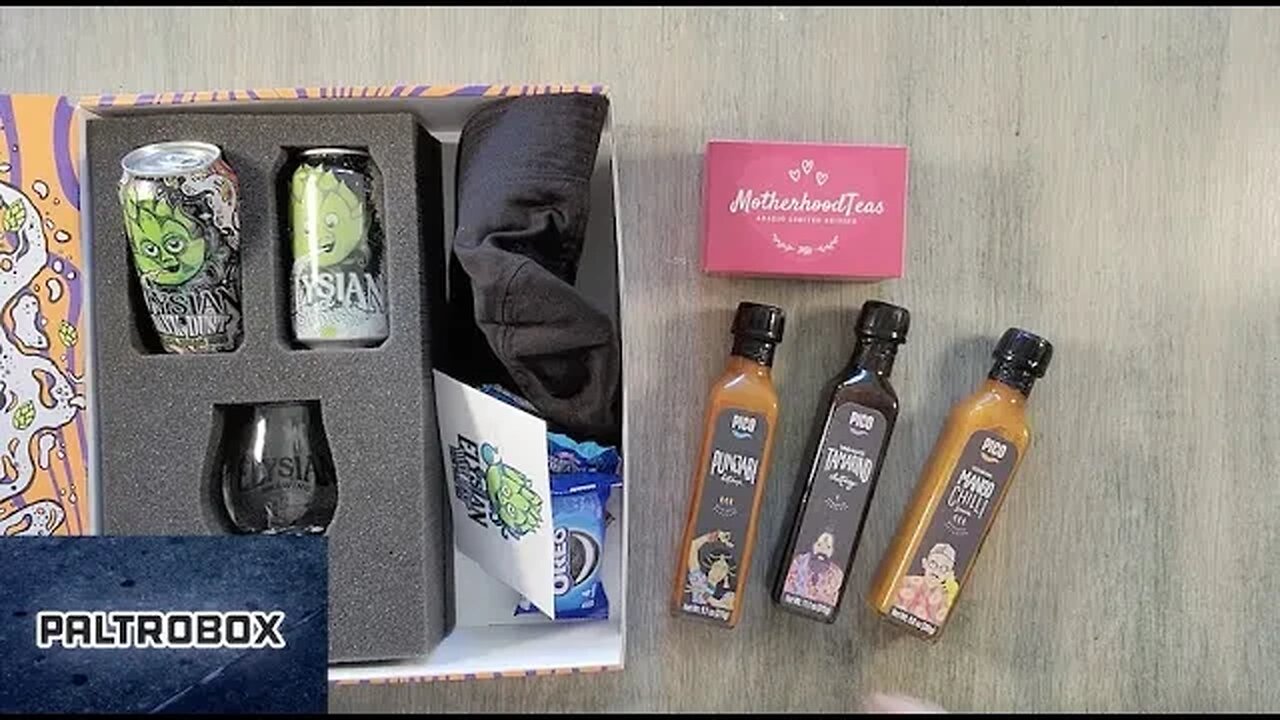 Paltrobox #025: Elysian Brewing Company, Adagio Teas & Pico Sauces