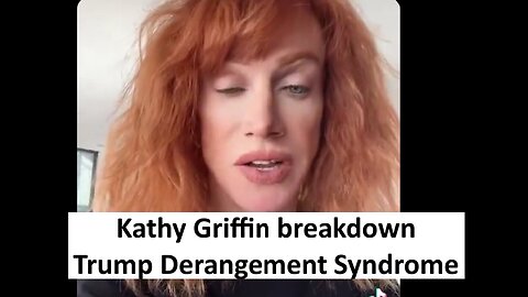 Kathy Griffin meltdown after Trump wins, Trump Derangement Syndrome