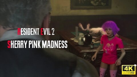 Resident Evil 2 Remake Sherry Pink Madness Mod