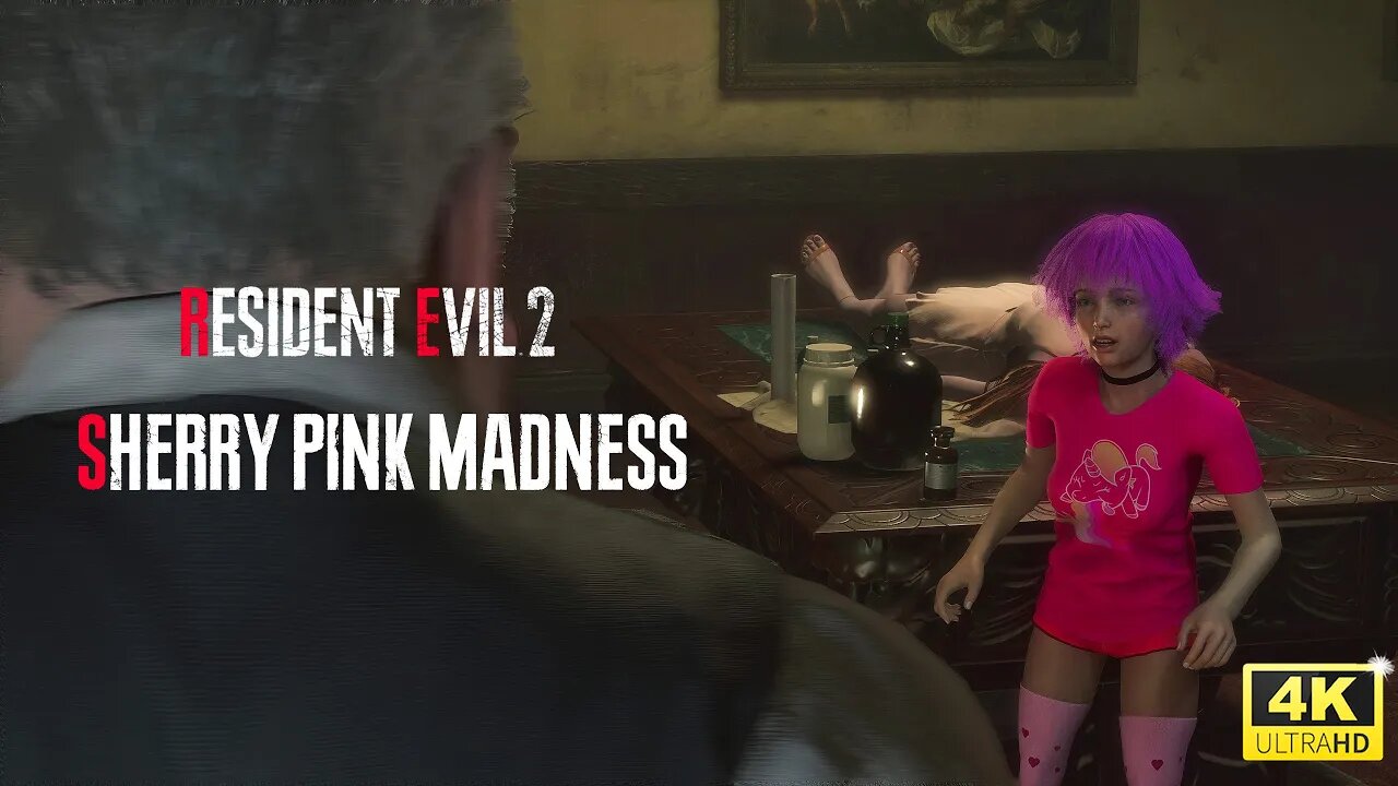 Resident Evil 2 Remake Sherry Pink Madness Mod
