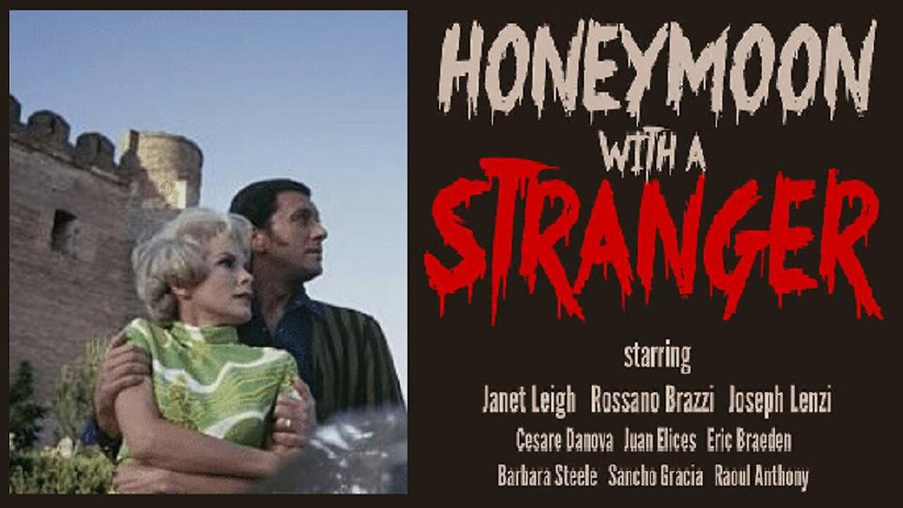 HONEYMOON WITH A STRANGER 1969 TV Movie - Newlywed Woman Awakens to FInd Strange Man FULL MOVIE VHS