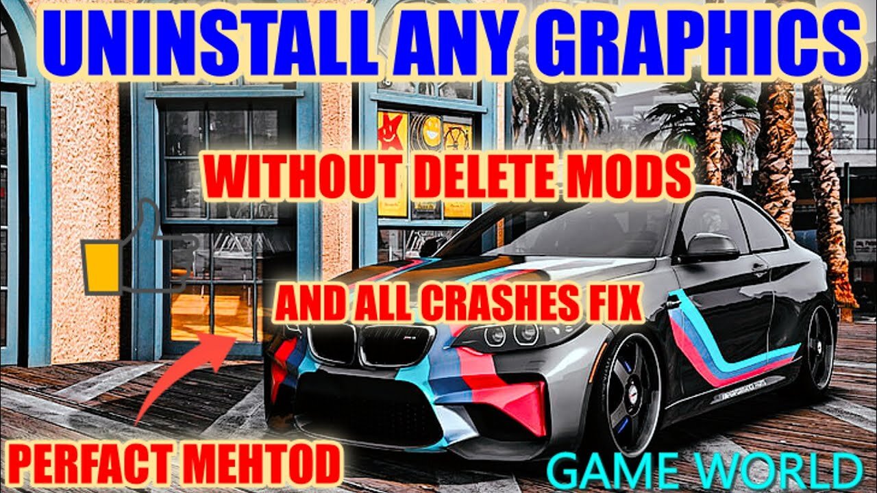 GTA 5 How to Uninstall Redux Graphics & Fix All Crashes 100%