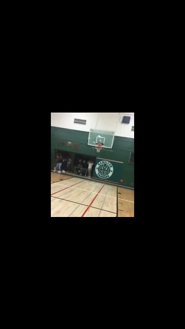 Basketball Dunk Shatters Backboard! #MegaFails #Shorts