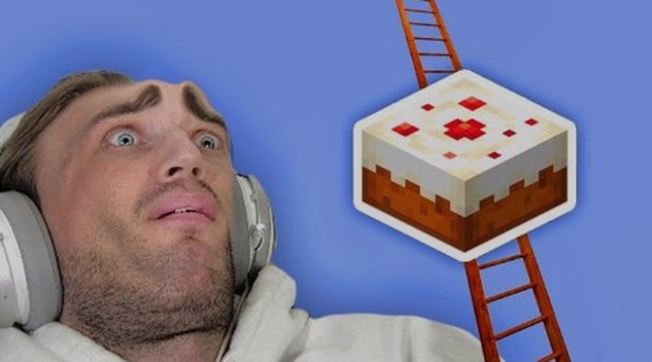 I Built A Cake Ladder in Minecraft to prove god is real - part 36